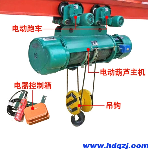 運行式鋼絲繩電動葫蘆